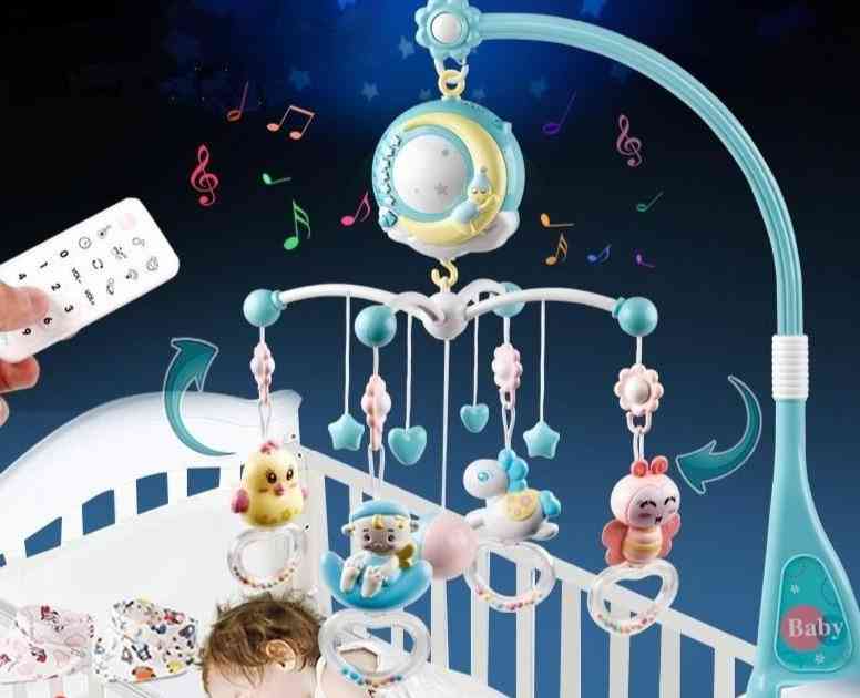 Baby Crib Mobiles Rattles, Bed Bell Carousel
