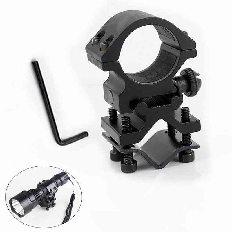 Universal Ring Barrel Clamp Mount For Tactical Flashlight Torch Laser