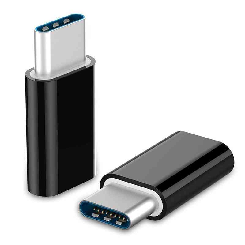 Type C Male To Micro Usb Female Adapter For Tablet, Mobile Phone, Hard Disk Drive