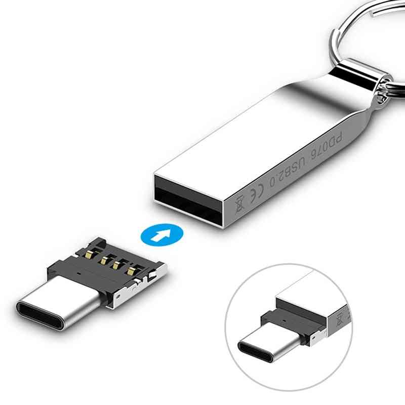 Usb 3.1 Type C Male To Female Otg Adapter