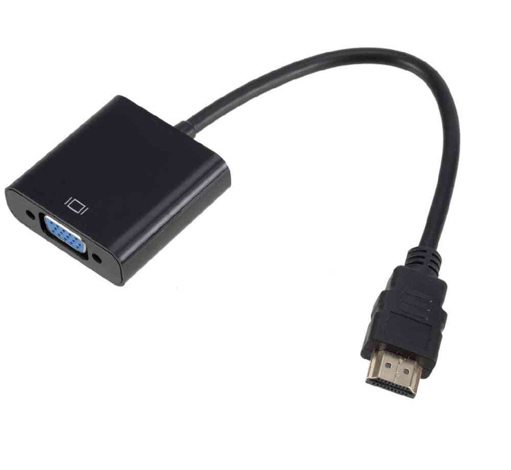 Hdmi To Vga Cable Converter For Pc, Laptop And Tablet