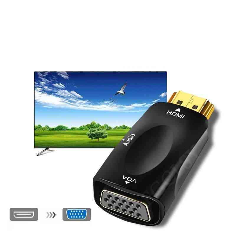 Hdmi To Vga Adapter For Pc, Laptop, Tv Box ,computer Display Projector