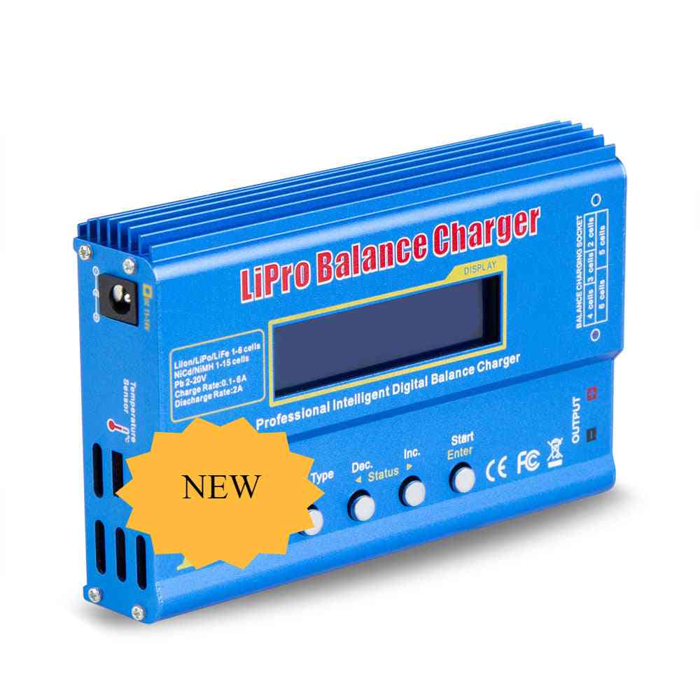 Lipro Battery Balance Charger With 12v 6a Power Adapter And Cables