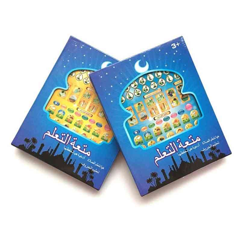 Kinder Maschine Arabisch Englisch frühen pädagogischen Lernblock Buch - Lesemaschine Entwicklungsspielzeug für Kinder Geschenke - blau