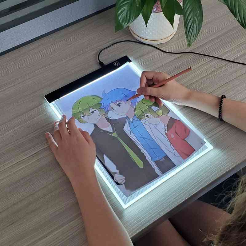 A4 Level Dimmable, Electronic Led Drawing Board For
