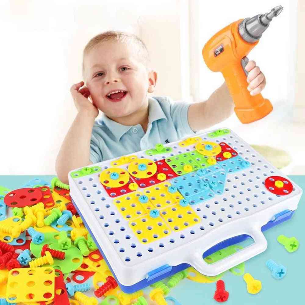 Children's Screw Drill, Puzzle Assembled - Educational Game For Kids