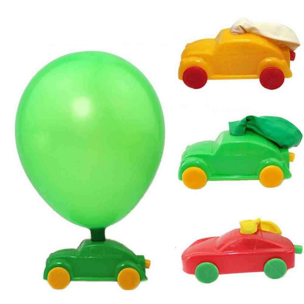 Science Physical Homemade Balloon Car - Diy Plastic Forces