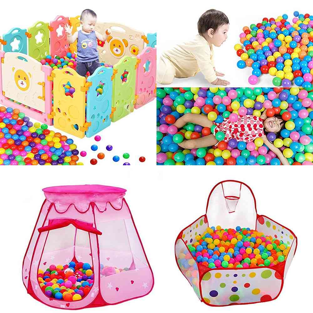Soft Plastic Ocean Ball For Playpen, Colorful Soft Sensory Toy