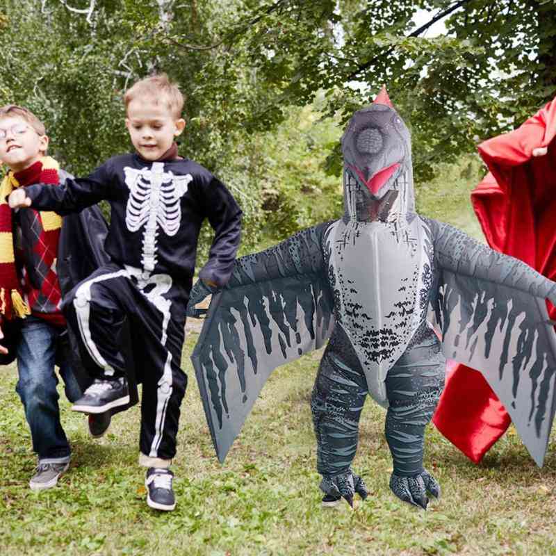 Roztomilý nafukovací kostým pterosaura na halloweenskou cosplay party, maškarní kostýmy