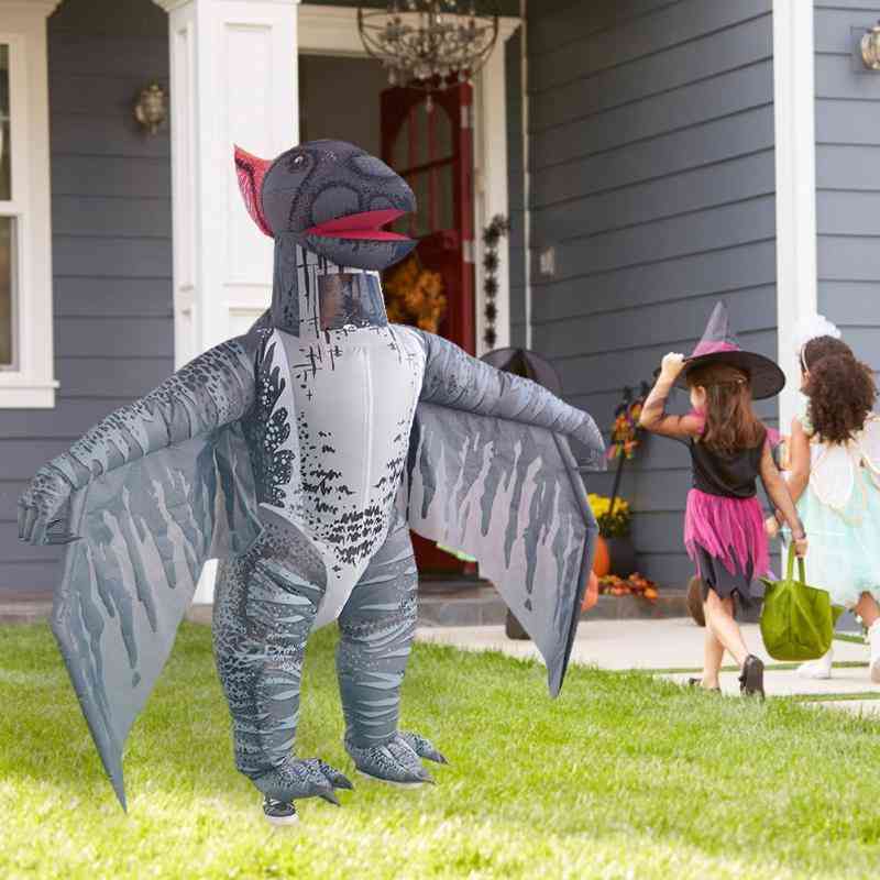 Söpö pterosaurus-puhallettava puku halloween-cosplay-juhliin, naamiaispuvut