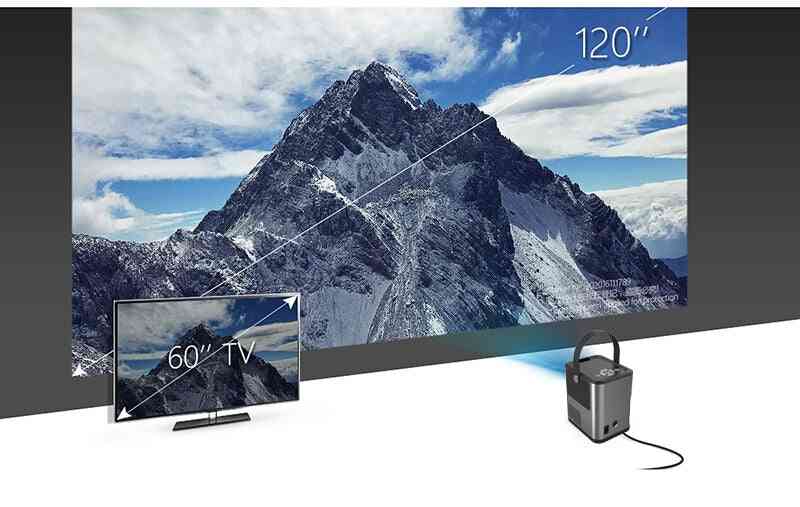 Prenosný kino inteligentný wifi bluetooth projektor