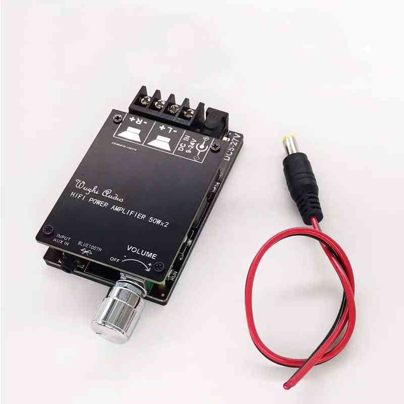 Bluetooth 5.0 Digital 50w+50w Tpa3116 - Audio Power Amp For Speakers,  Aux Amplifier Board