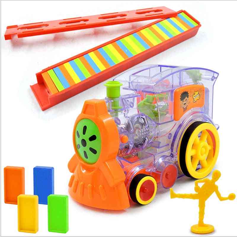 Rysunkowy pociąg rajdowy zestaw zabawek w kształcie silnika gra - klocki samochód dla dzieci prezent na boże narodzenie - 1 opakowanie 20 sztuk