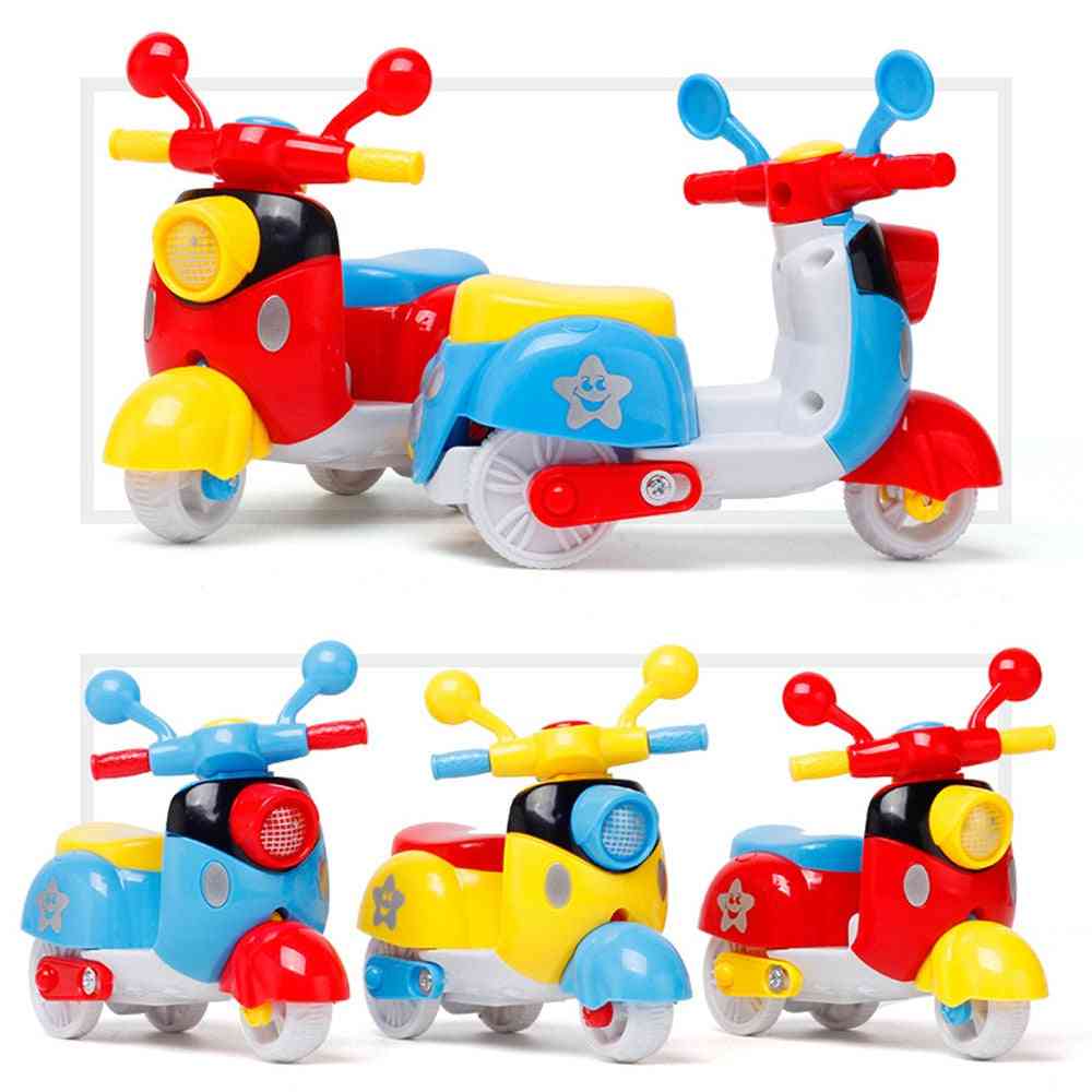 Pull Back Diecast Mini Motorcycle Early Model Educational For