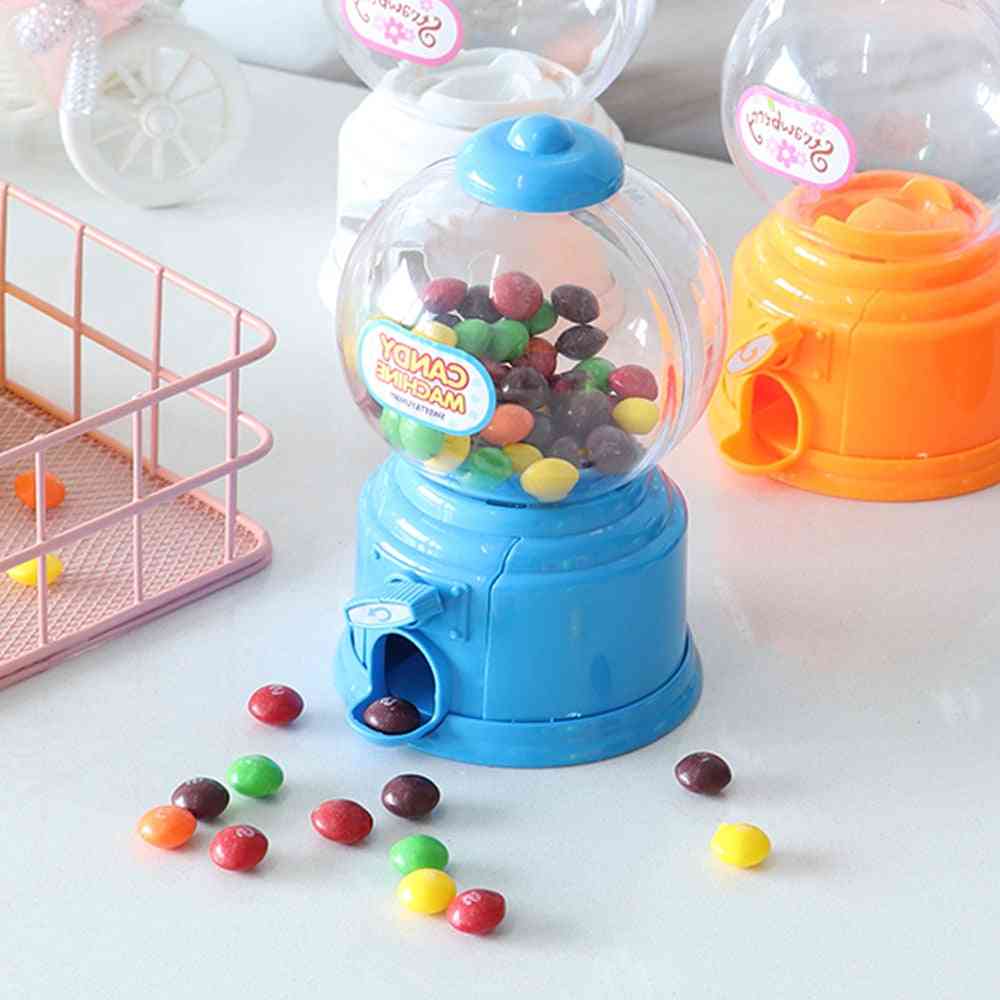 Mini máquina de dulces, dispensador de chicles de burbujas, banco de monedas para niños - negro