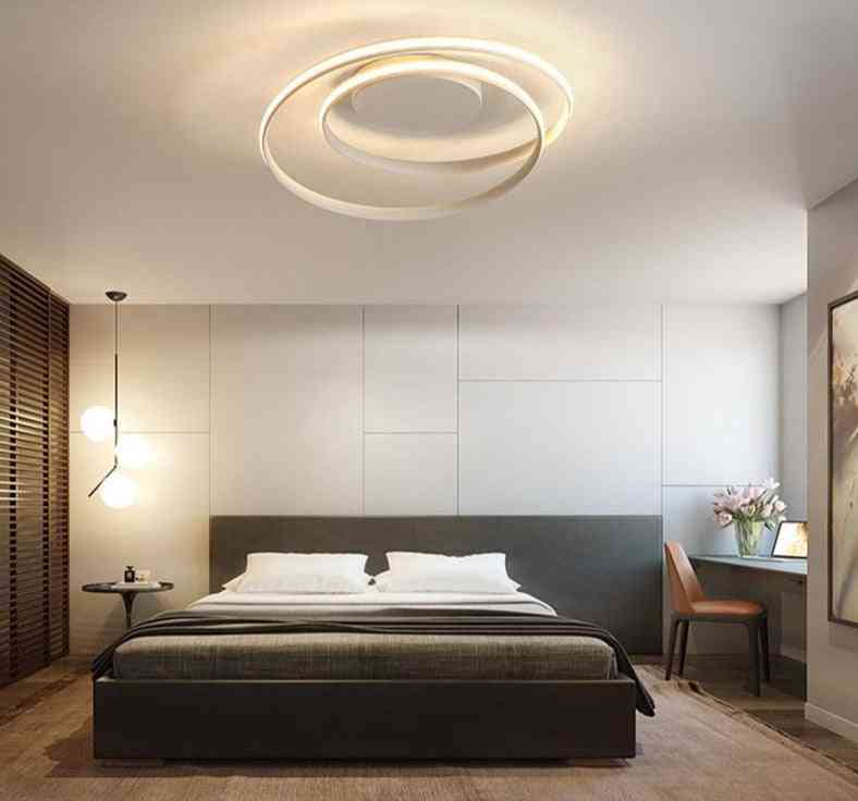 Moderne LED-lampe til stue, soveværelse - overflademonteret lampe lampe - hvid 46x12cm / varm hvid ingen fjernbetjening
