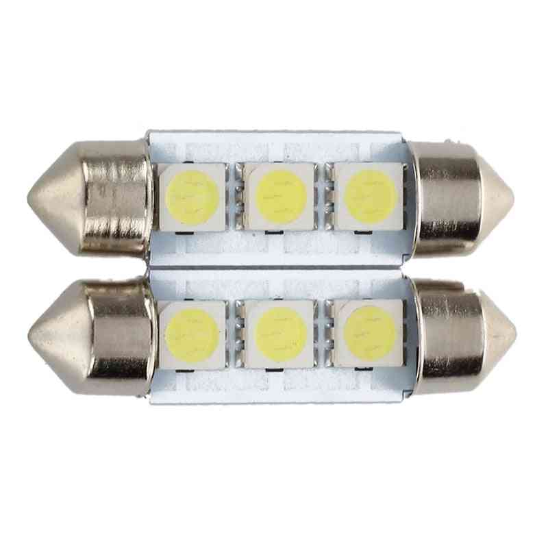 36mm White Bulb Plate Shuttle Festoons Dome Ceiling Lamp