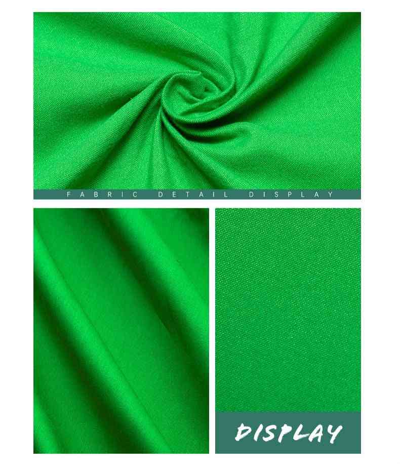 3 * 4 m pantalla verde fotografía telón de fondo poliéster algodón, foto en color sólido para fondo espesar tela de fondo - negro / 300x100 cm
