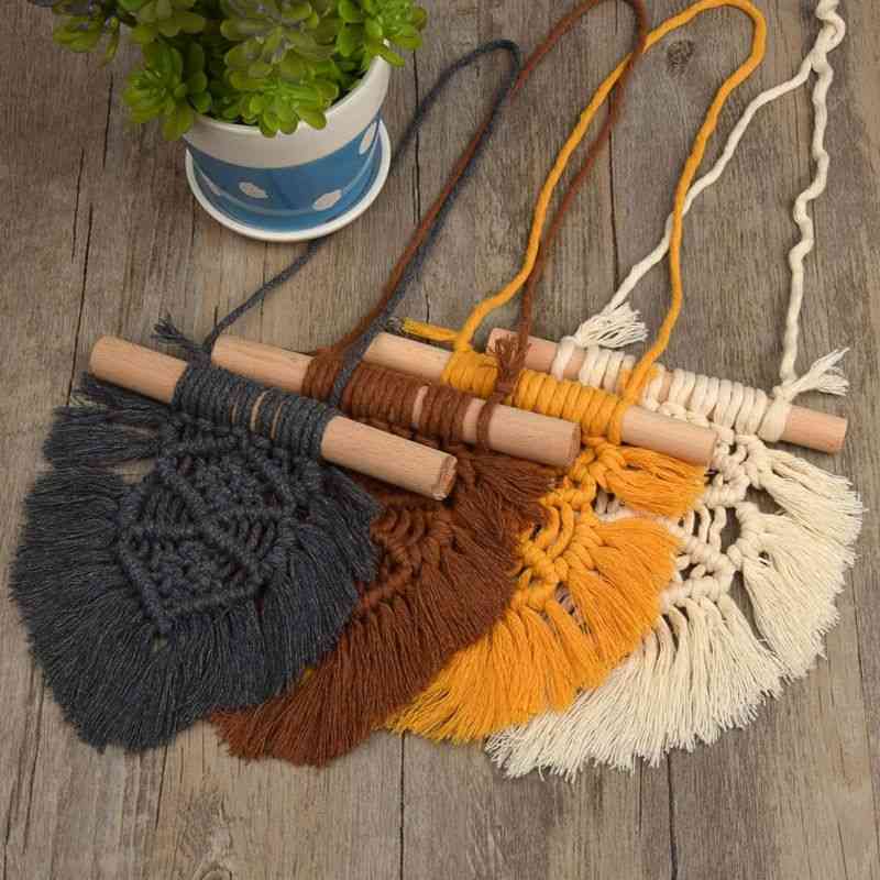 Nordic Style, Cotton Tassels Macrame-wall Hanging Ornaments For Decoration