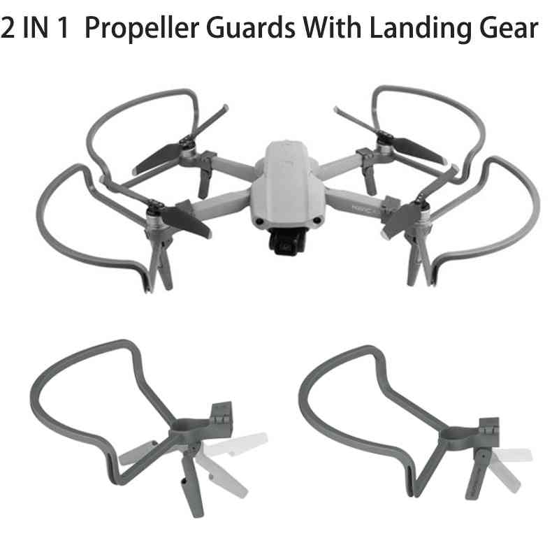 Protectores de hélice con tren de aterrizaje elevado anillos de protección protectores de hélices para dji mavic air 2 accesorios para drones -
