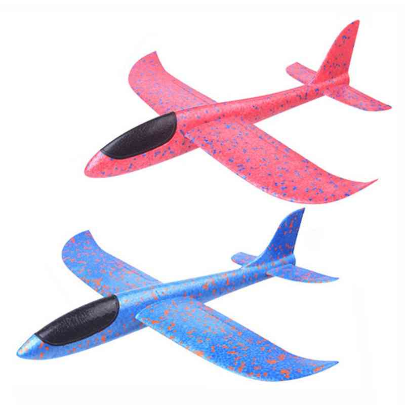 детска ръчно хвърляща летяща играчка, голям планер самолет от пяна пластмаса модел самолет играчка