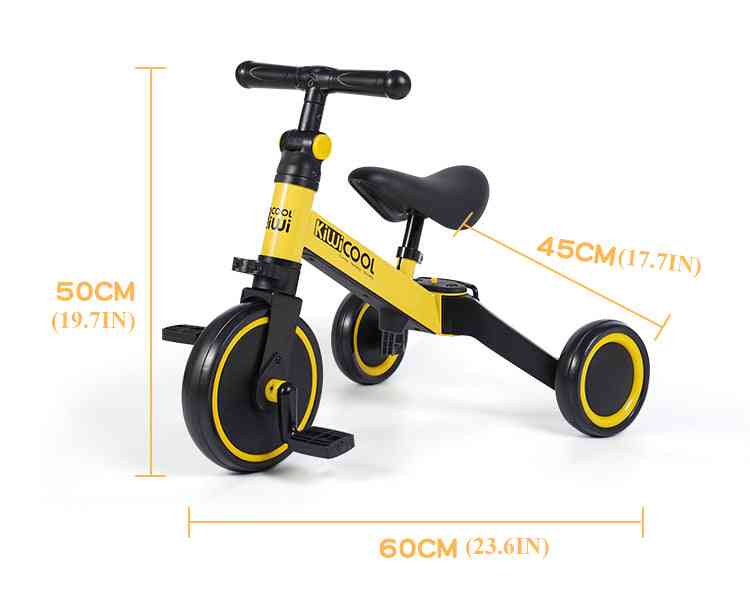 Infant Shining Tricycle 3-in-1 Scooter