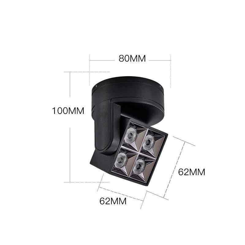 Adjustable Square Led Wall Lamp, Surface Mounted Spot Light