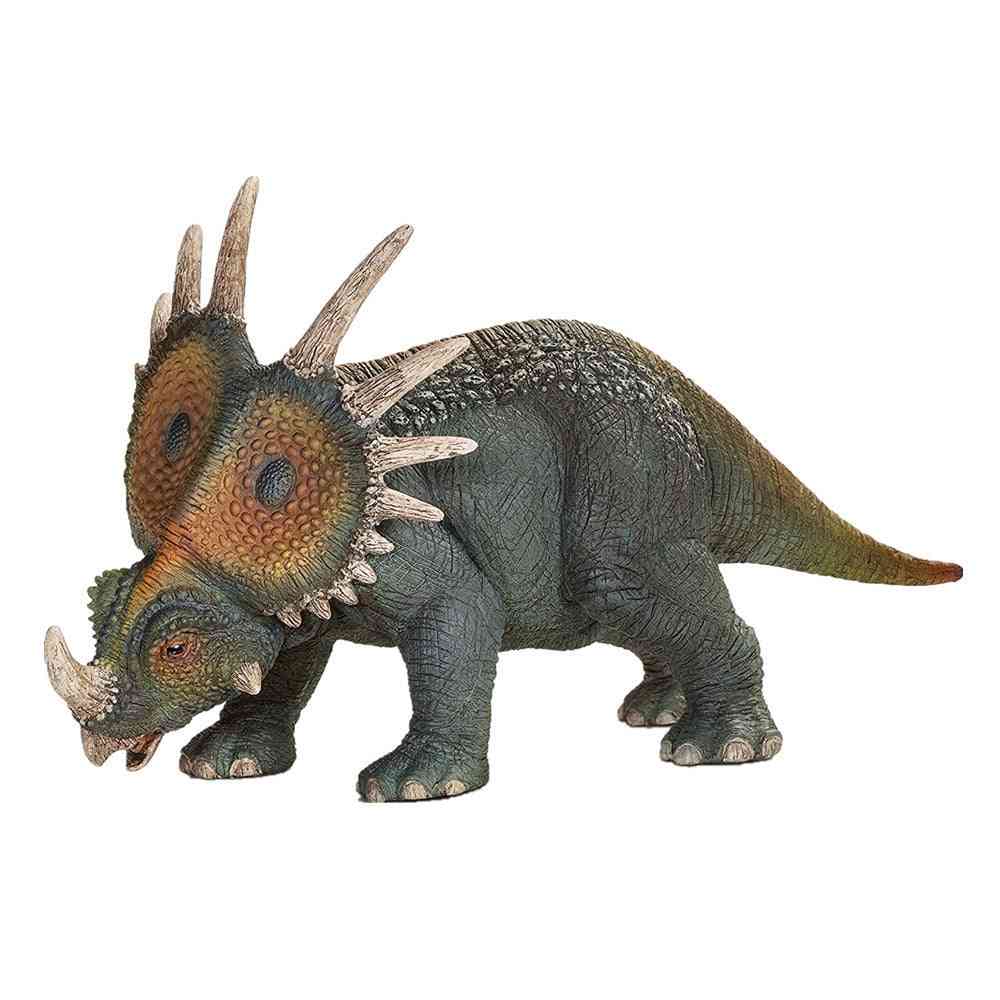 8 stylów duży rozmiar Jurassic Wild Life Dinosaur Toy Set, plastikowe zabawki do zabawy World Park Dinozaur Model Action Figures Kids Boy Gift - Army Green