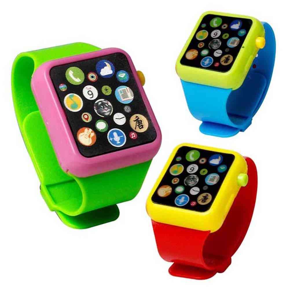 Prima educazione 3d touch screen musica smart watch abs orologio da polso giocattolo - aprender ingles bambini bambini smart watch learning machine