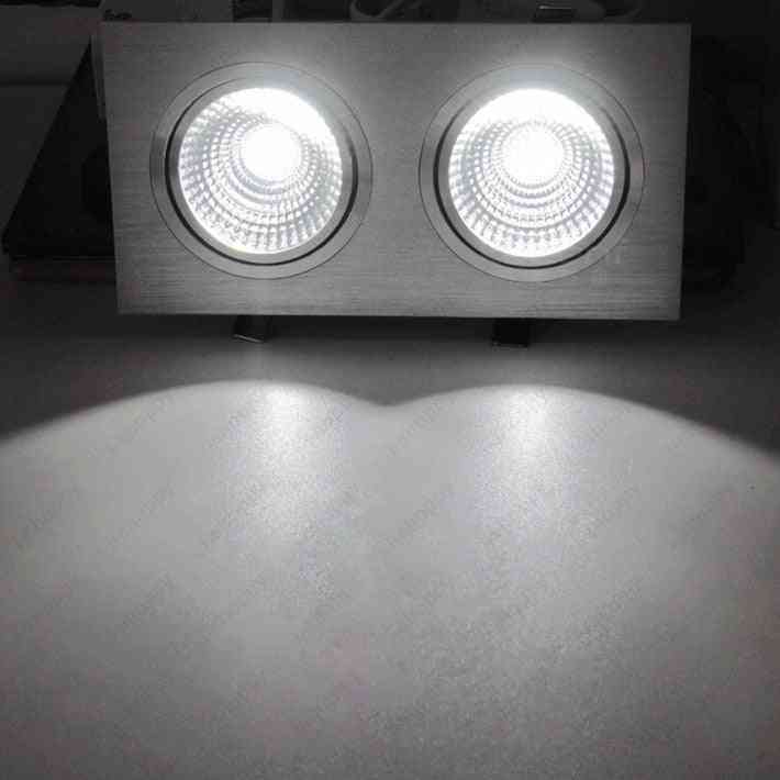 Dimmable Led Recessed Light - Dual Head Grille Lamp