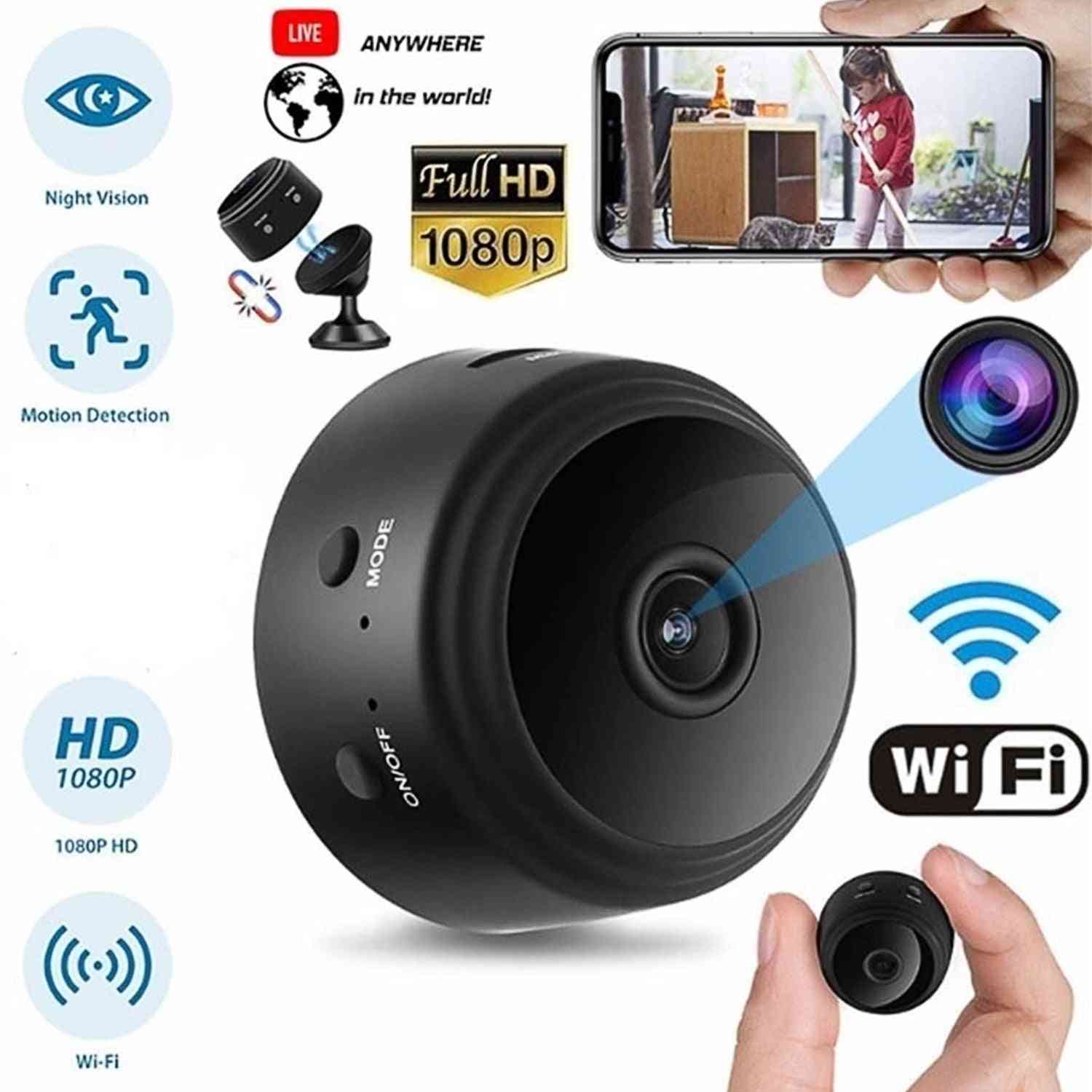 Mini home-security-camera-a9 1080p hd, wifi și viziune de noapte