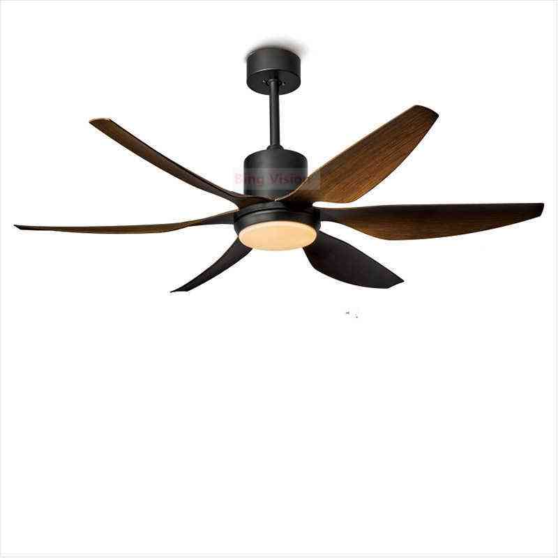 66 Inch Nordic Large Country - Industrial Wind Ceiling Fan With Led Light