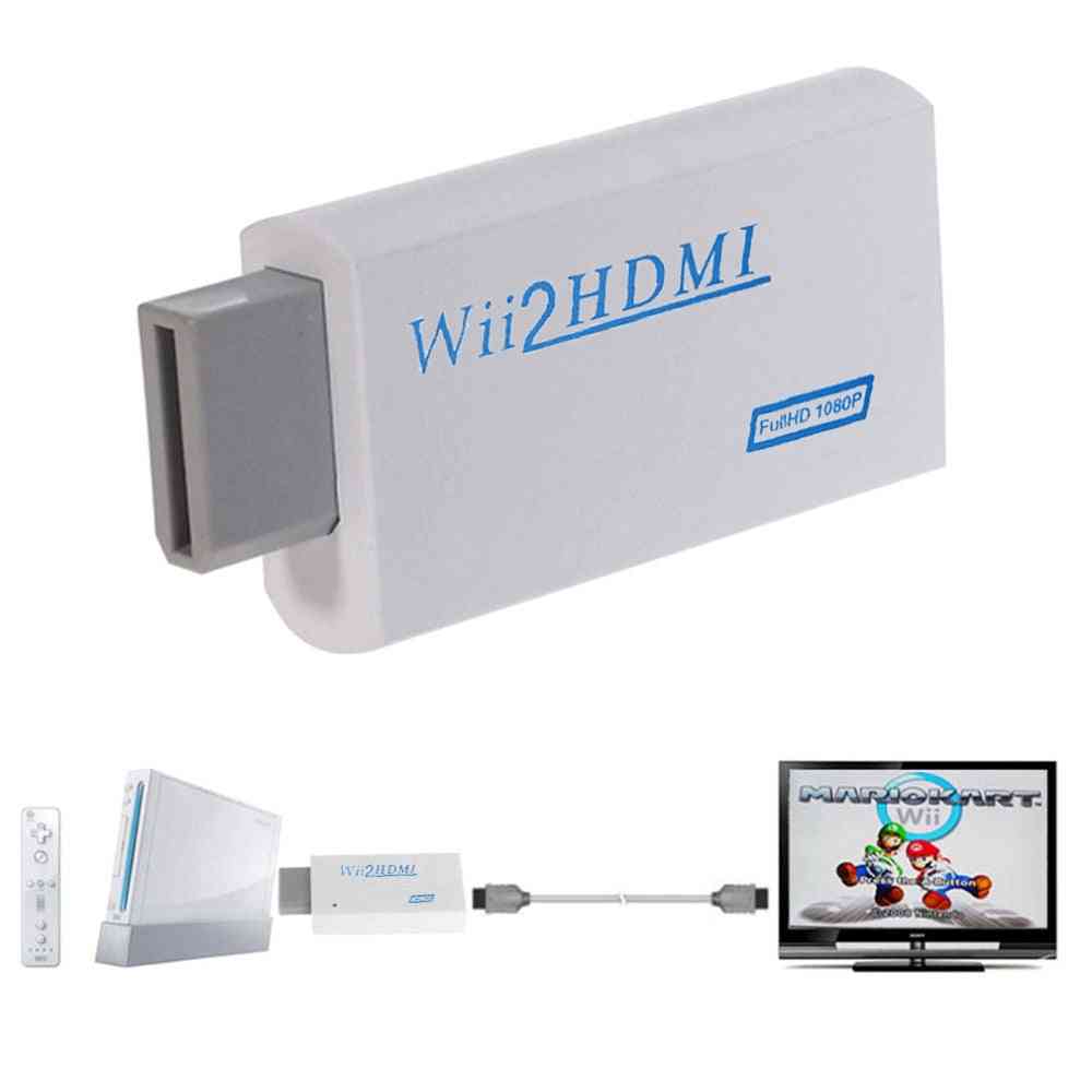 Wii To Hdmi 1080p Upscaling Converter-audio Video Output