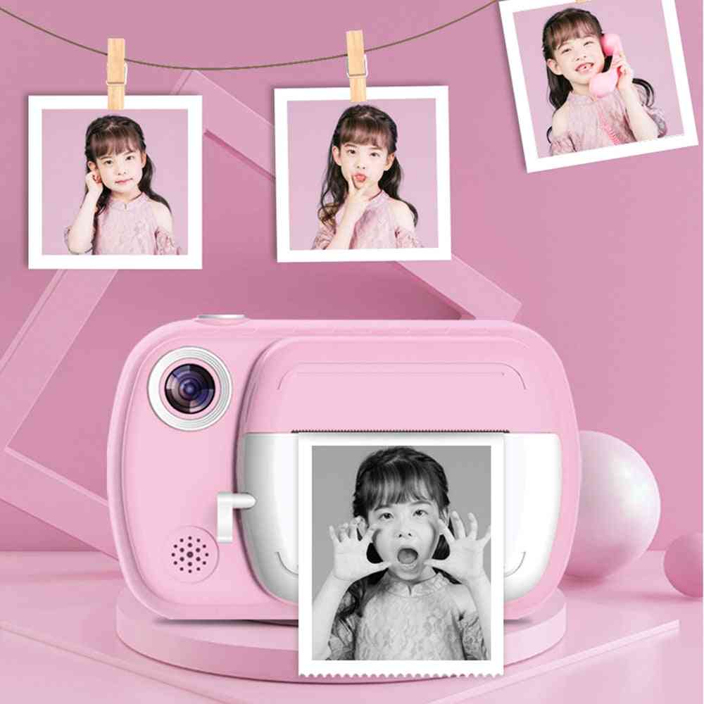 Instant Print 1080p Hd With Thermal Photo Paper Camera Toy