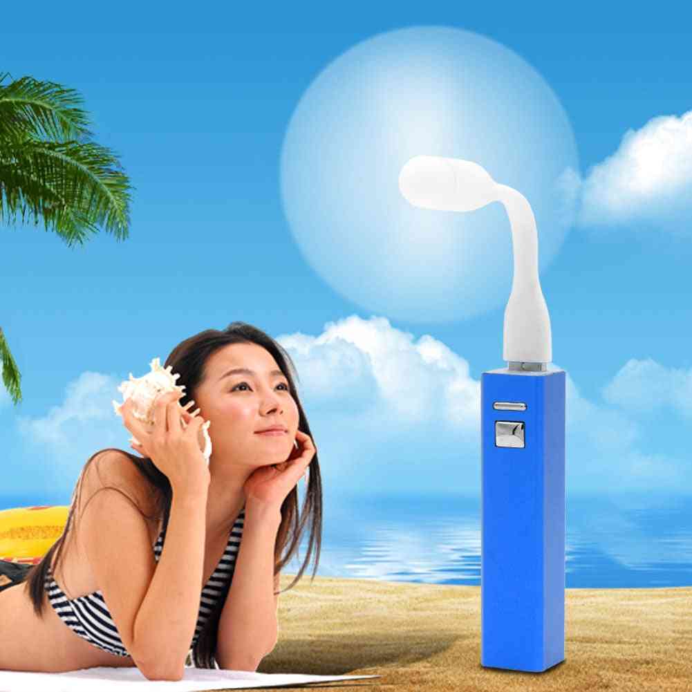 Portable And Flexible Mini Usb Fan For Tablet, Power Bank, Laptops