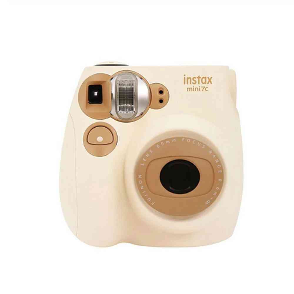 2 pellicole a colori instax mini 7c fotocamera caffè e colore rosa per pellicola fotografica istantanea polaroid (solo fotocamera caffè) -