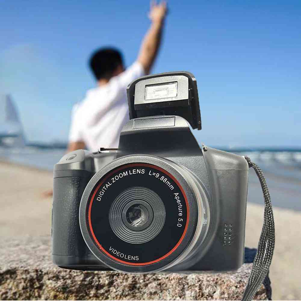 Xj05 digitalkamera slr-4x digital zoom 2,8-tommers skærm 3mp cmos max 12mp opløsning hd 720p tv ud understøtter pc-video (sort xj05 digitalkamera)