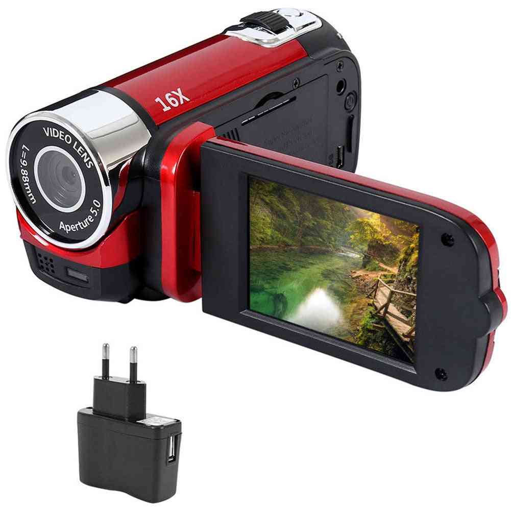 1080p-wifi dvr-optagelse-videooptagelse tidsindstillede selfie-gaver nattesyn-klart digitalkamera high-definition LED-lys antiryst - Black UK Plug
