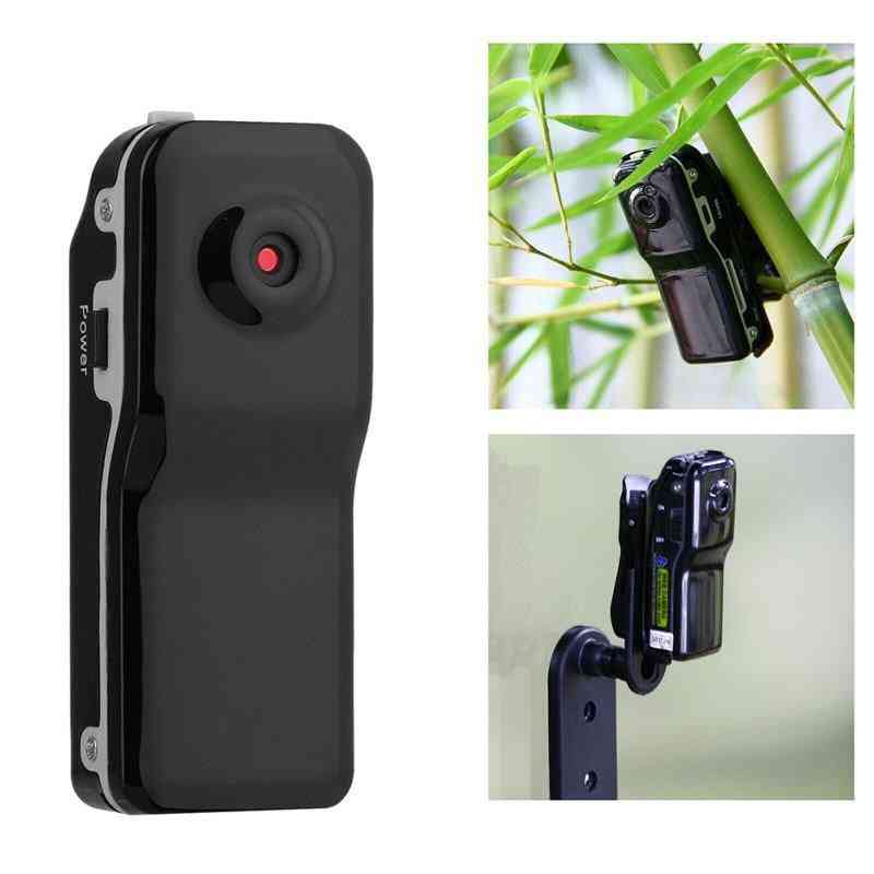 Minikamera md80 HD z wykrywaniem ruchu, wideorejestrator samochodowy / rejestrator wideo Kamery bezpieczeństwa (czarne) -