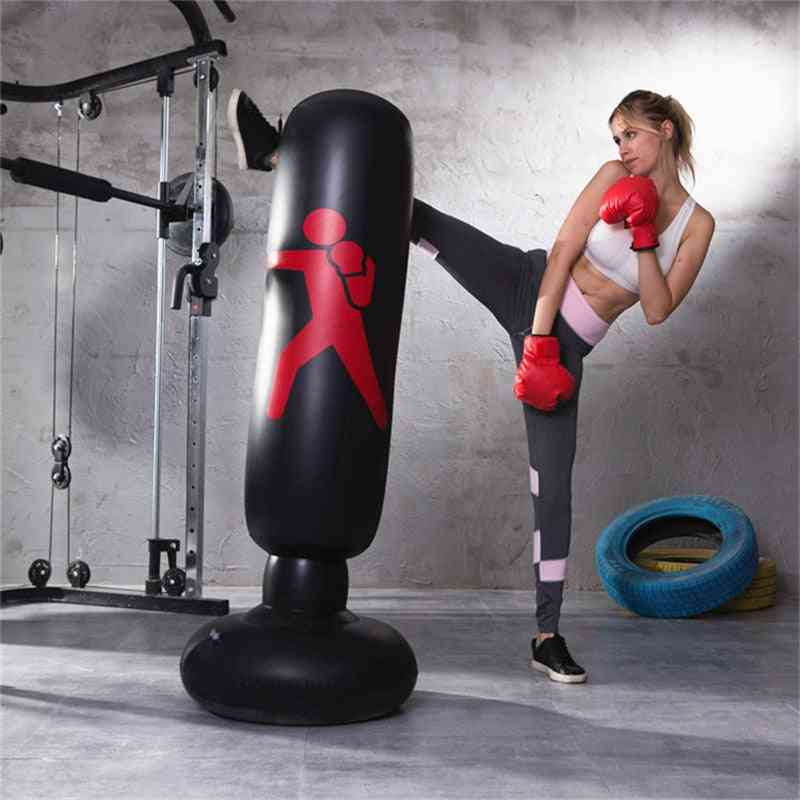 Inflatable Fitness Boxing Column Pvc Thickening Tumbler Fight Column Vent Toy