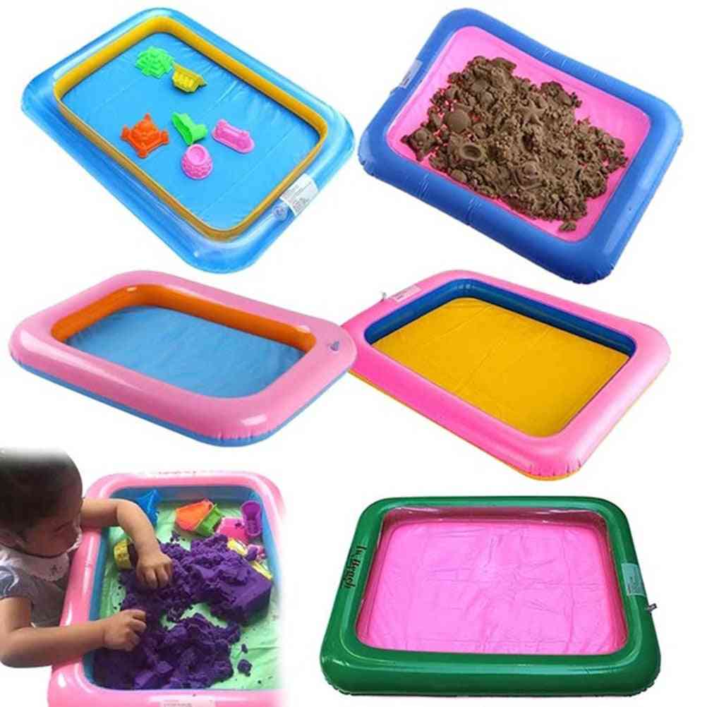 Multi Function Inflatable Sand Tray Indoor Playing Sand Clay Mud