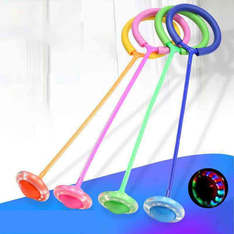 Flash Jumping Rope Ball Kids Outdoor Toy Led Jumping Force Reaction Training Swing Ball Games