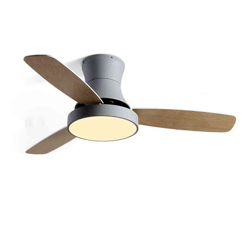 Wooden Celling Fan With Lamp For Dining Room, Living Room