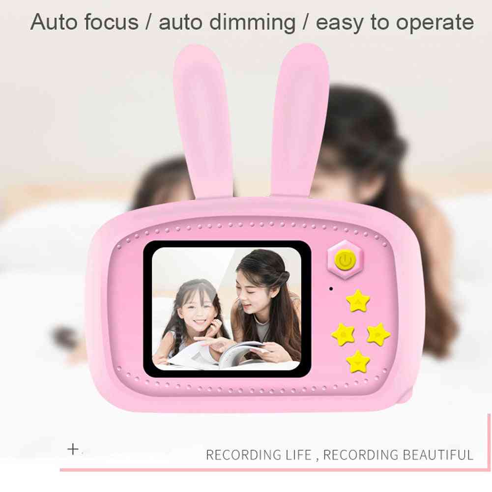 Brinquedo para câmera de 1200w infantil portátil fofo hd 1080p vídeo digital portátil recarregável