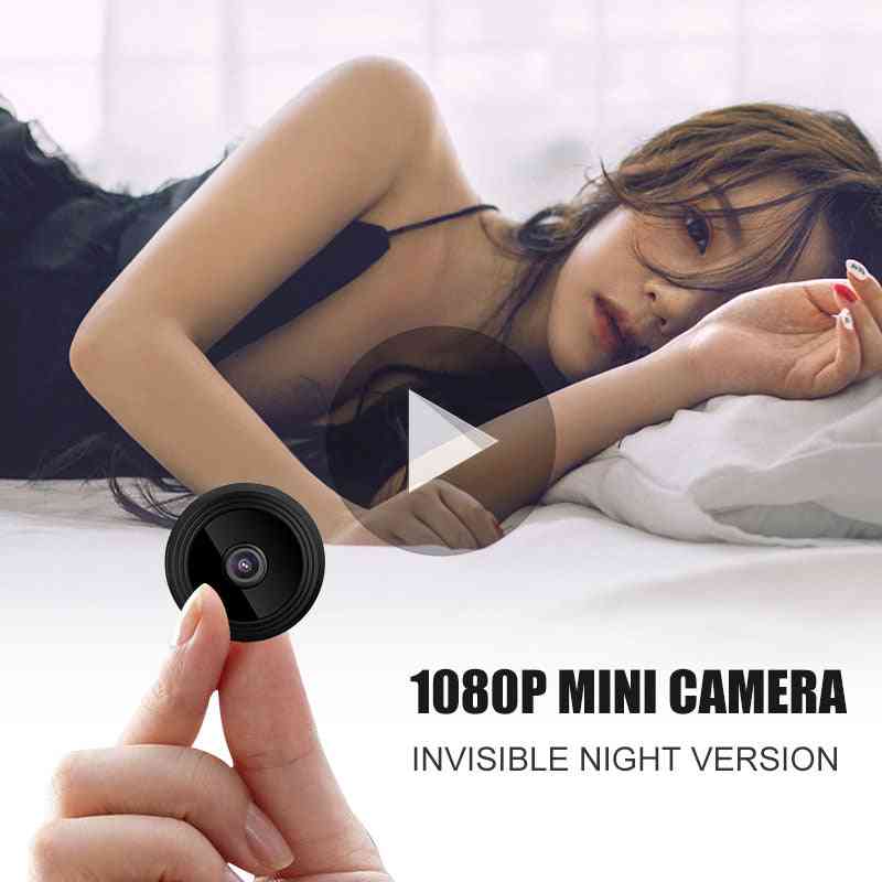 A9-professional minikamera 1080p jakość obrazu IP kamera bezprzewodowa WiFi Smart-home Security Night dvr - czarna