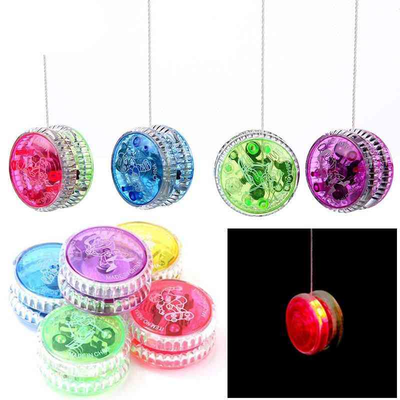 Led Flashing Yoyo With Spinning String-toys For