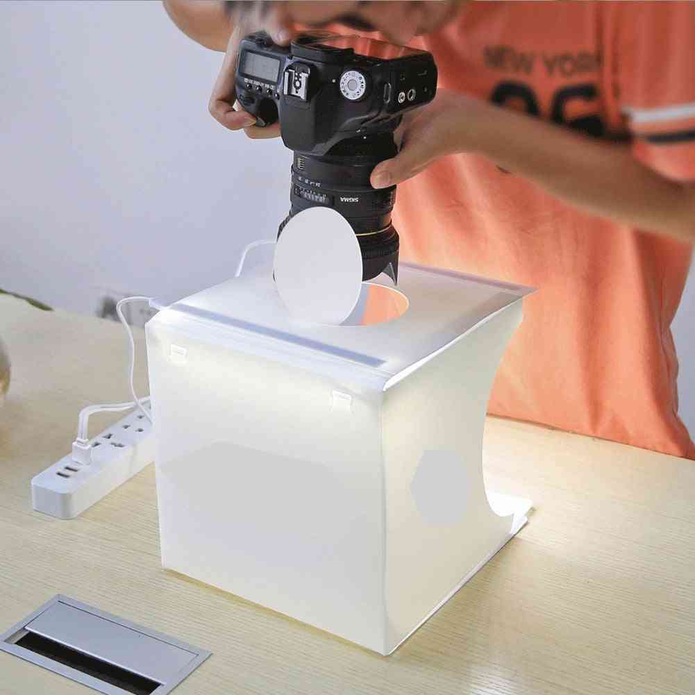 Mini Folding Lightbox, Photography Photo Studio Softbox With 2 Panel
