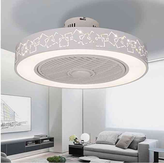 Led Remote Control Ceiling Fans Lamp - Modern Simple Home Decoration