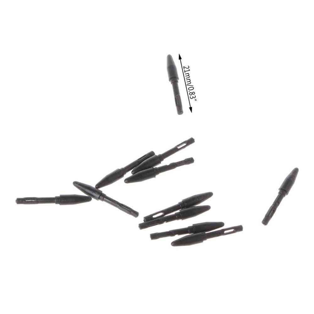 Pontas de caneta de substituição de 10 peças apenas para tablet gráfico digital huion - preto