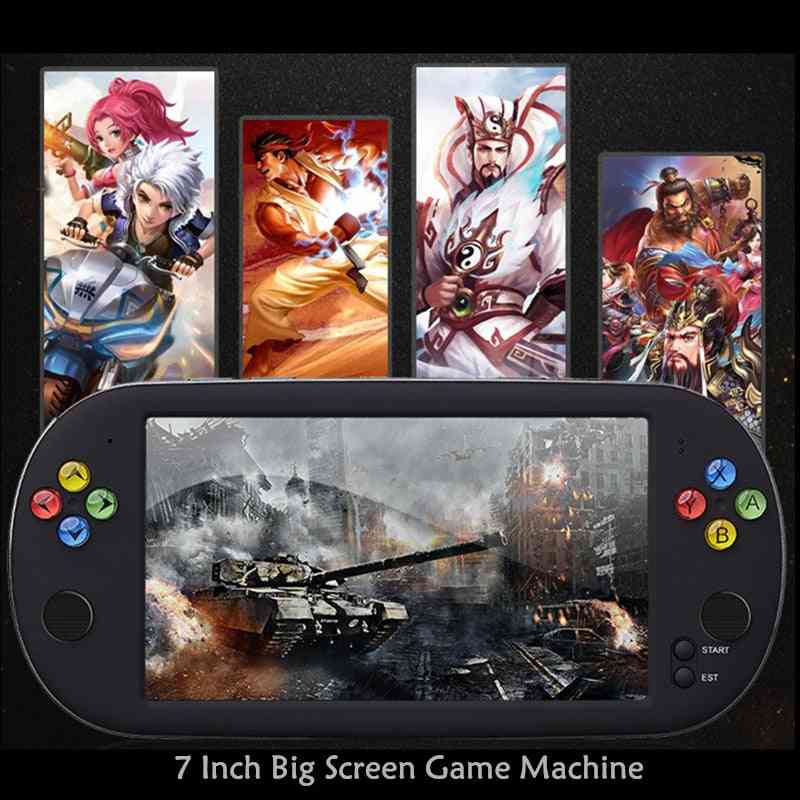 Handheld 7 Zoll Retro-Videospielkonsole für PS1 für Neogeo 16.08.32 Bit-Spiele 8 GB mit 1500 kostenlosen Spielen Unterstützung TV-Out -